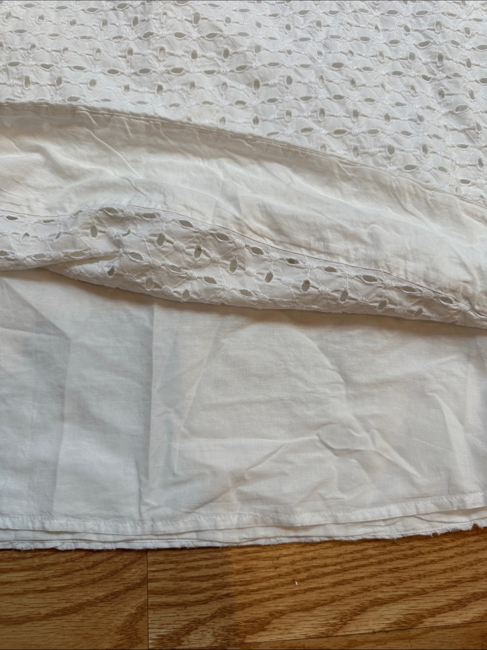A New Day White Eyelet Halter Maxi Dress XL NWT - Picture 4 of 10